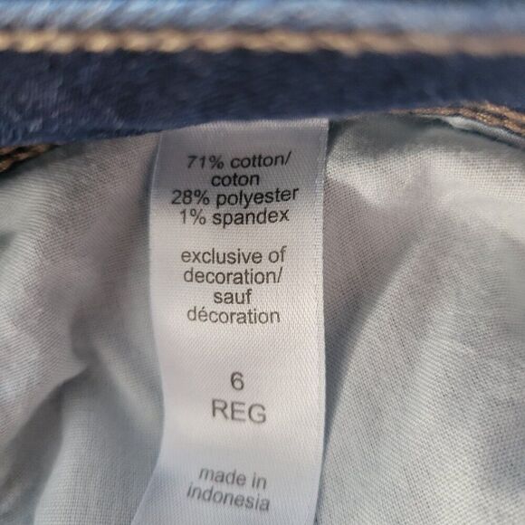 Maurice's Size 6 Regular High Rise Jeans stretchy women's denim blue EUC - Picture 10 of 10
